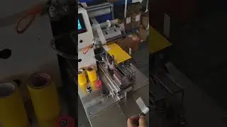 Pet food  dog food Flag Sticker  Semi Automatic Cable Labeler Labeling Machine   #labelingmachine