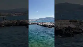 Чистейшее море в Ницце #nice #france #sea #cotedazur