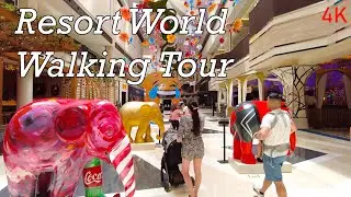 Las Vegas Summer 2022 - Resort World Walking Tour 4K 60fps