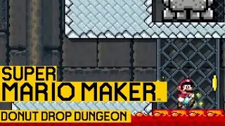 Donut Drop Dungeon - Super Mario Maker