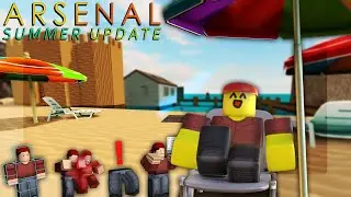Roblox Arsenal Summer Event (All Knives, Changes, Maps, Guns Showcased)