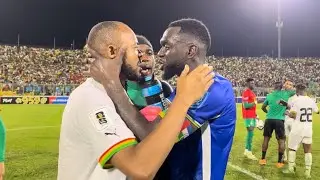 GHANA 4 CENTRAL AFRICAN 3 - Watch After Fight & Black Stars Pitch Side Celebrations 🇬🇭