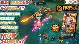 Sun MVP Gameplay | Got Beaten But Still Victorious! | Mobile Legends: Bang Bang