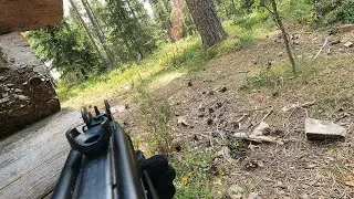 Airsoft 18.7.2021 KWC mini Uzi gameplay
