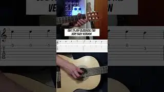 Learn To Play Ode To Joy Easy Classical Guitar Tab