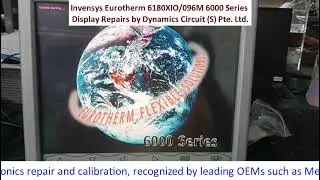 Invensys Eurotherm 6180XIO/096M 6000 Series Display Repairs by Dynamics Circuit (S) Pte. Ltd.