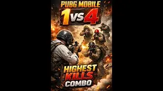 PUBG Mobile 1vs 4 Highest Kills #PUBGMobile #shorts #pubgshorts #pubgmobileshorts