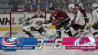 GAME 8 | Columbus Blue Jackets 3-6 Colorado Avalanche | NHL 26