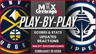 🔴LIVE - Denver Nuggets vs Los Angeles Clippers - Play-By-Play & Reactions (2/19/26)