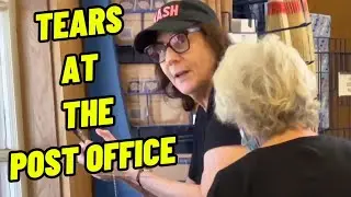#1stamendment: TEARS AT A POST OFFICE, THE CRYING MOM