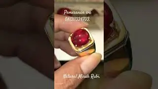 natural Mirah Rubi. #pasarrawabeningofficial #rubygemstone #batuakik #gemstone #sorotan