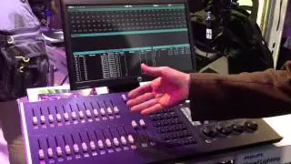 Bobby Harrell introduces Strand's ML 250 at USITT 2013