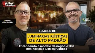 Ele Faz Sucesso Produzindo e Vendendo Luminárias Rústicas de Madeira