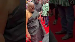 FORMER PRESIDENT OF THE REPUBLIC OF GHANA AKUFFO ADDO SPOTTED AT MANHYIA PALACE