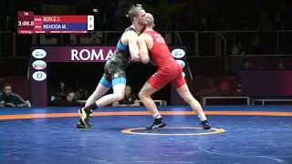1/2 GR - 63 kg: S. BERGE (NOR) v. M. NEHODA (BLR)