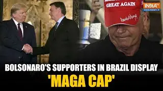 US Flags Wave in Bras&iacute;lia as Bolsonaro Supporters Rally in Bras&iacute;lia, Demand Freedom and Justice