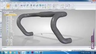 Solid Edge - Part Ordered - Sketch Planes Sweep Thin Wall - Stuur