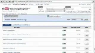 How the video targeting tool works