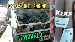 Oil Treatment in 40 Year old engine - It Worked 100%