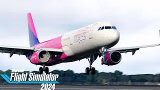 Flight Simulator 2024 Wizz Air | Airbus A321 | London Luton ✈︎ Rome Fiumicino