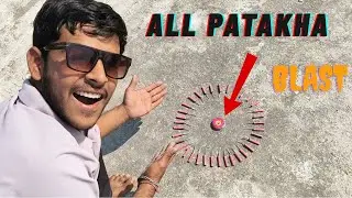 Patakha experiment || chakri expriment video || 😱 saare patakhe ek saath jal gaye