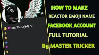 how to create reactor emoji 😘😈 name Facebook id 2023 | create emoji name fb id without proof 2023