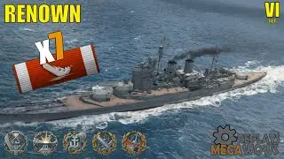 Battleship Renown 7 Kills & 138k Damage | World of Warships Gameplay