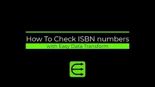 How to check ISBN numbers