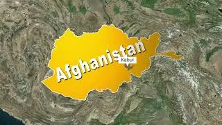 Kabul, Kandahar, Afghanistan Free Geolayer Map Animation