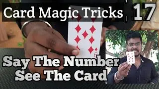 Say the number See the Card Trick in Tamil | Card Magic Tricks 17 | Mr.Agarathi |