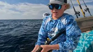 BATTLING BARRACUDAS - The STRUGGLE to Safely Release Monster Fish w RAZOR TEETH back into the Gulf !