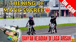 MEMPEREBUTKAN TAHTA KING MATIC 59 FREE DI LAGA ARISAN SAMPAI ADA YANG J4TUH😱