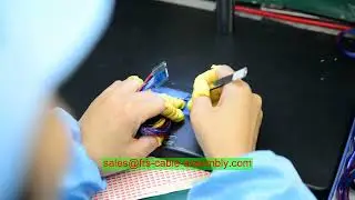 Aerospace Wire Harness Manufacturers Custom I-PEX Micro-coaxial Cable Connector 20474-030E-12 CABLIN