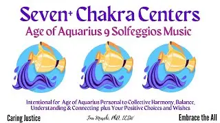 Seven Chakra Centers-Age of Aquarius Music with 9 Solfeggios Music