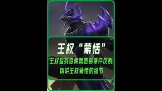 见到老虎就容易条件反射！精讲“王权”蒙恬的打法思路！【凤煌解说王者荣耀】