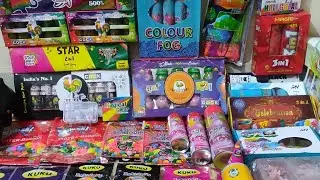 Holi Stash 2024 unboxing  colour smoke flower pot  and colour capsul and thunder spary cock brand