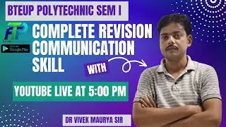 Communication Skills | Polytechnic Semester 1 | Complete Revision in 1 Video I by Dr. Vivek Maurya