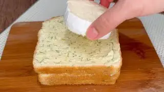 Triple Layer Brie Lemon Dill Butter Toast - Simple & Delicious! #brie #lemon #dill #butter #toast