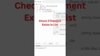 Check if Element Exists in List | Python Trick in 20 Sec