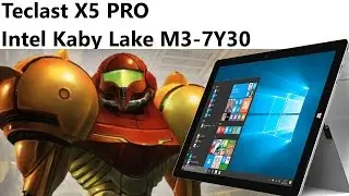 Teclast X5 PRO - Dolphin 5.0 Metroid Prime on Intel Kaby Lake M3-7Y30 Low Spec Gaming
