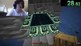 Minecraft speedrun 1 43 WORLD RECORD (not from my)