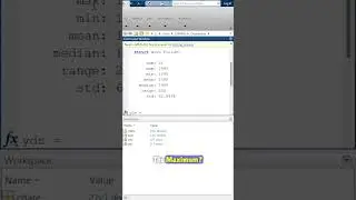How to calculate basic statistics features in MATLAB #statistics #matlab #matlabtutorials