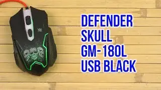 Распаковка Defender Skull GM-180L USB Black 52180