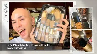 Take A Peek Into My Foundation Kit! There's Laura Mercier, MAC, NARS, Lisa Eldridge, Armani and VMV!