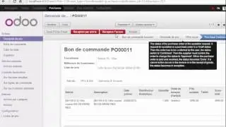 Processus gestion d'achats sur Odoo (Openerp)