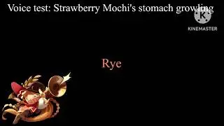 Strawberry Mochi's stomach growling (voice acting test)