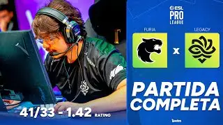 FURIA vs LEGACY - PARTIDA COMPLETA - ESL PRO LEAGUE SEASON 22