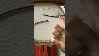 Branch Flower Embroidery Step by Step #embroidery #shorys#shortsfeed