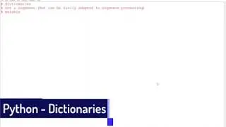 Programming Essentials in Python: Module 4 (Dictionaries)
