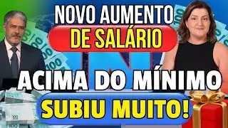 REAJUSTE para APOSENTADOS que GANHAM ACIMA do MÍNIMO ACABA DE SAIR